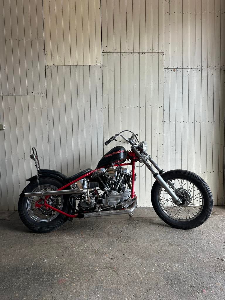 Harley davidson 1957 FL Panhead chopper, Motoren, 2 cilinders, Chopper, Particulier, Meer dan 35 kW