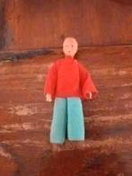 poppenhuis miniaturen caco popje 10 cm man nr 18 vintage, Ophalen of Verzenden, Zo goed als nieuw, Poppenhuis
