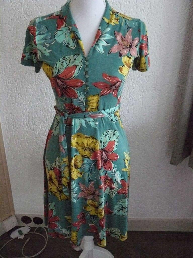 King Louie Emmy Dress Paraiso maat S., Ophalen of Verzenden, Zo goed als nieuw, King Louie, Maat 36 (S)