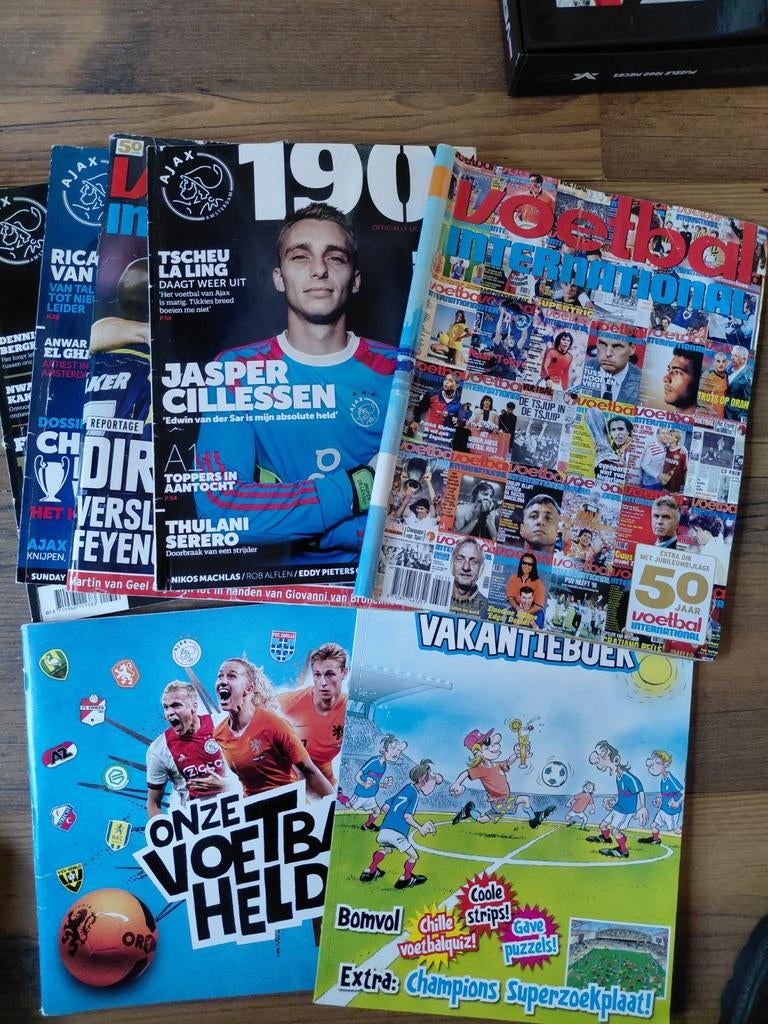 Voetbal tijdschriften, Ophalen of Verzenden, Zo goed als nieuw, Sport en Vrije tijd