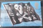 080-26 Engeland / Piratenvlag, Verzenden, Gestempeld