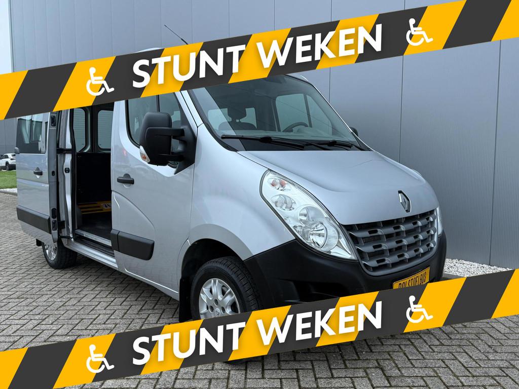 Renault Master 2.3 Rolstoelbus AIRCO Handgas Zelfrijder of m, Auto's, Bestelauto's, Bedrijf, Te koop, Aangepast voor mindervaliden