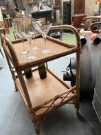 Rotan serveer wagen, Ophalen of Verzenden