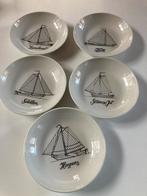 5 Verschillende Jamin Scheepvaart schaaltjes Tjalk Zeeschouw, Verzenden