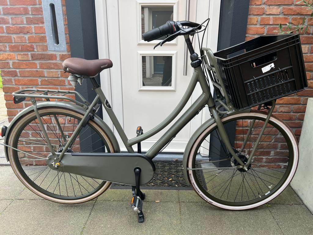 Cortina U4 Transport C7 57cm Meisjes/Damesfiets Nieuwe model, 53 tot 56 cm, Versnellingen, Zo goed als nieuw, Trommelrem