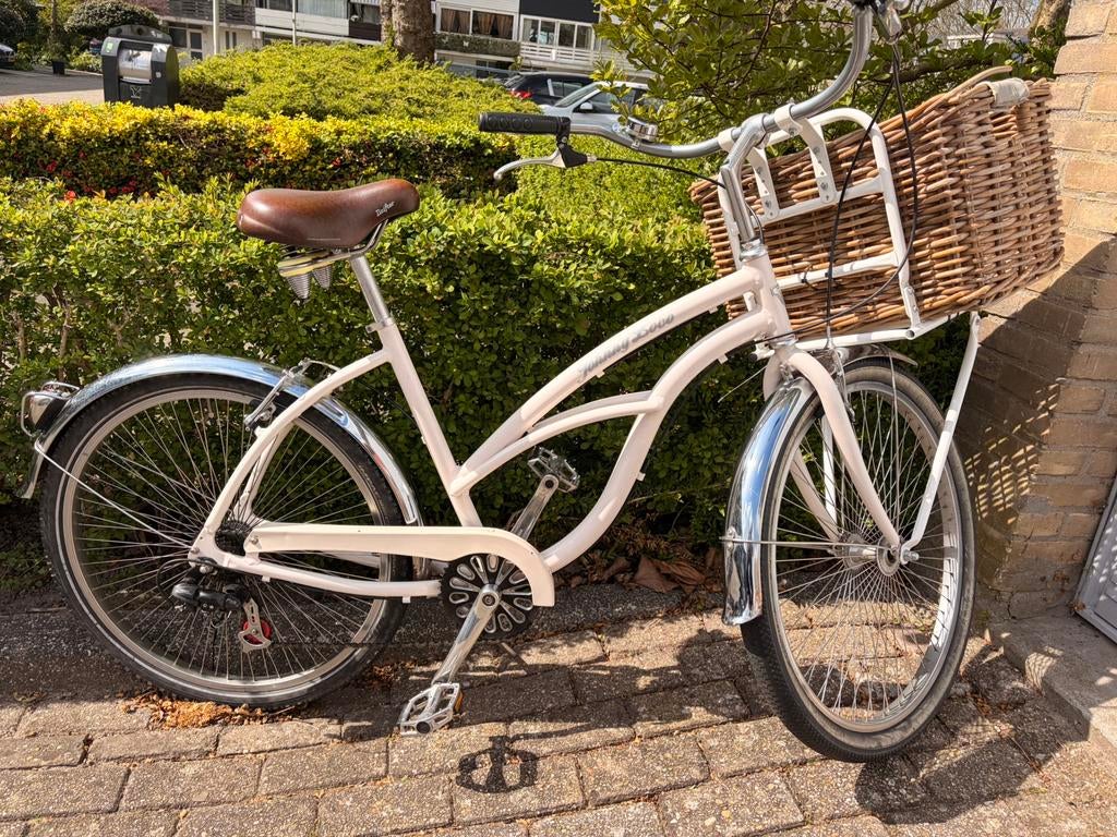 Damesfiets johnny loco beach cruiser, Velgrem, Versnellingen, Ophalen, Overige merken