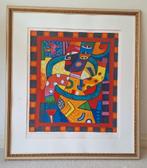 Zeefdruk Clemens Briels - the winning dress, Antiek en Kunst, Ophalen of Verzenden