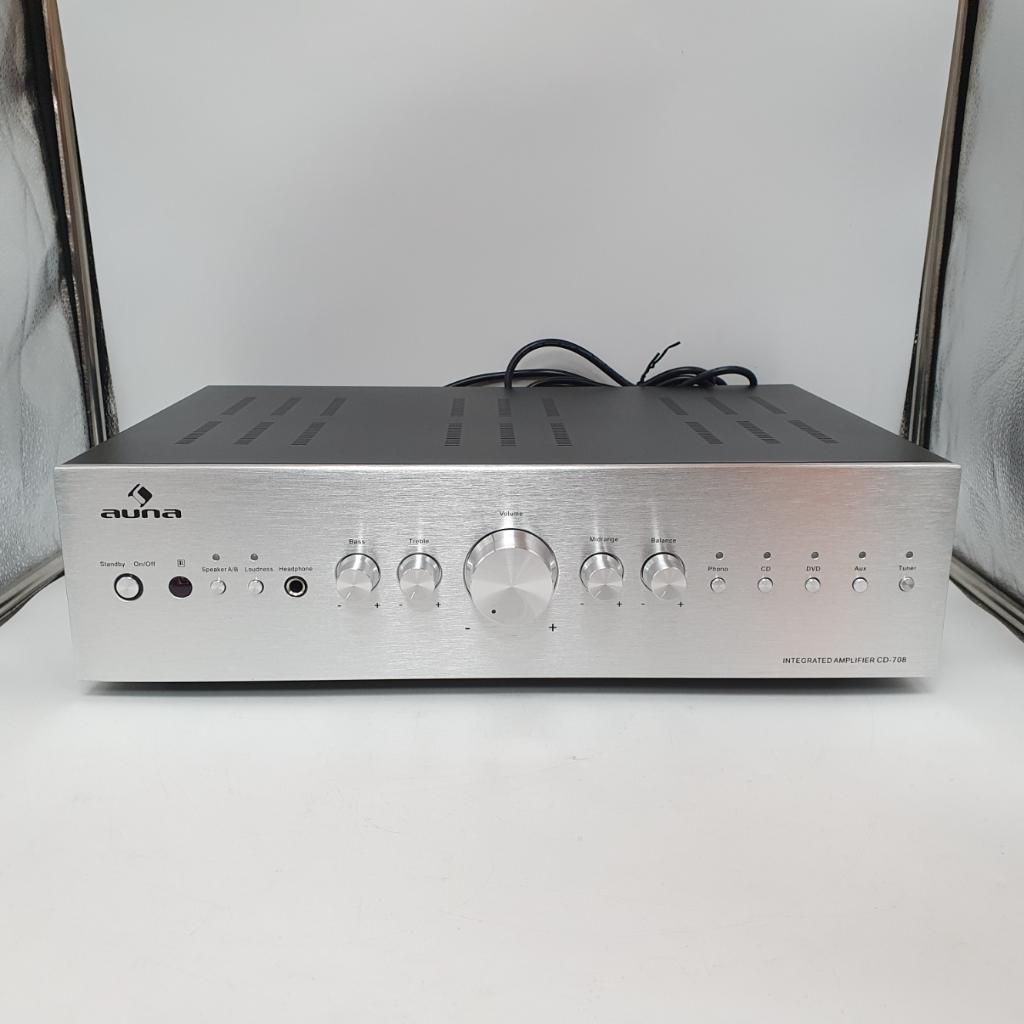 Auna DC-708 Stereo Versterker Compleet in Zeer Nette Staat, Audio, Tv en Foto, Versterkers en Receivers, Ophalen of Verzenden