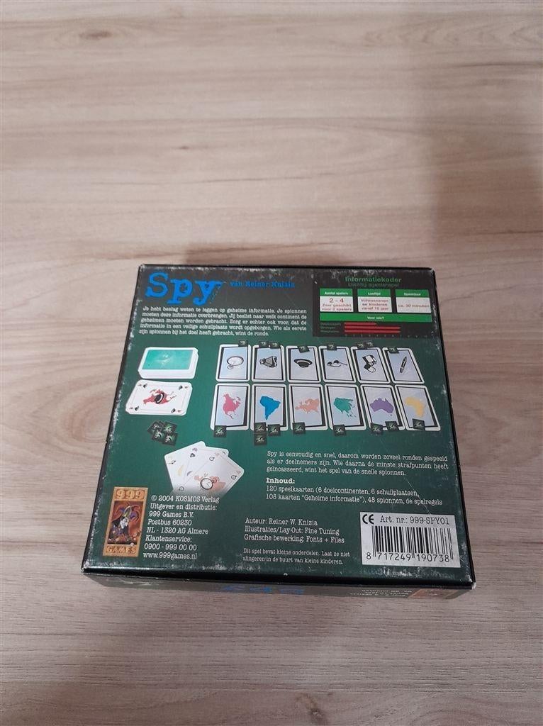 Spy - een spion werk zelden alleen - 999 games - s3676, Verzenden, Zo goed als nieuw