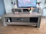 Salontafel met lade en open vakken, Huis en Inrichting, Tafels | Salontafels, Ophalen, 100 tot 150 cm, 50 tot 100 cm, Zo goed als nieuw