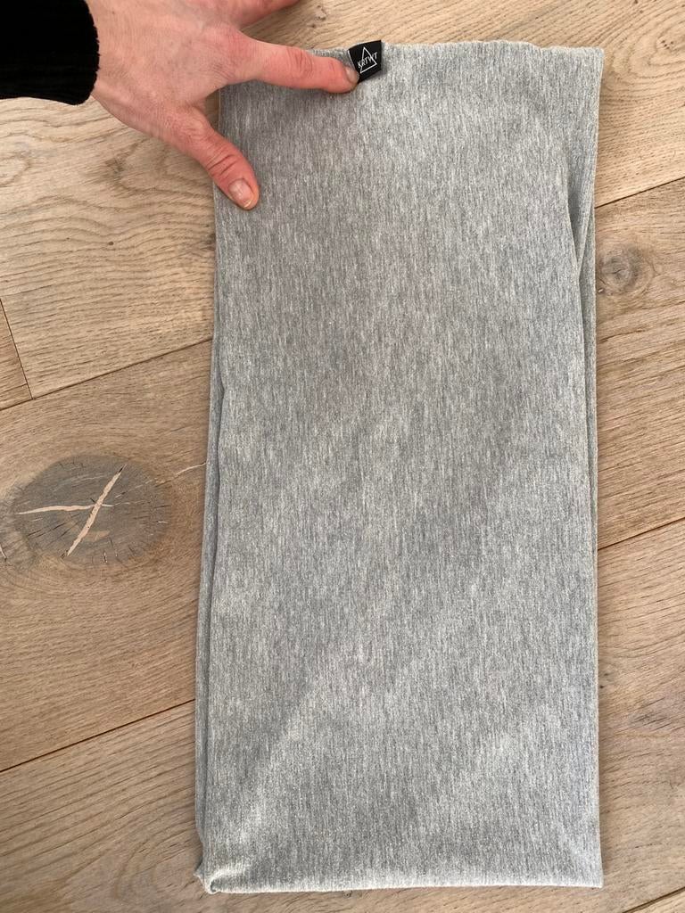 Krijtwit Grijze Joggingsstof Sjaal Maat 92-104, Kinderen en Baby's, Kinderkleding | Mutsen, Sjaals en Handschoenen, Meisje, Ophalen of Verzenden