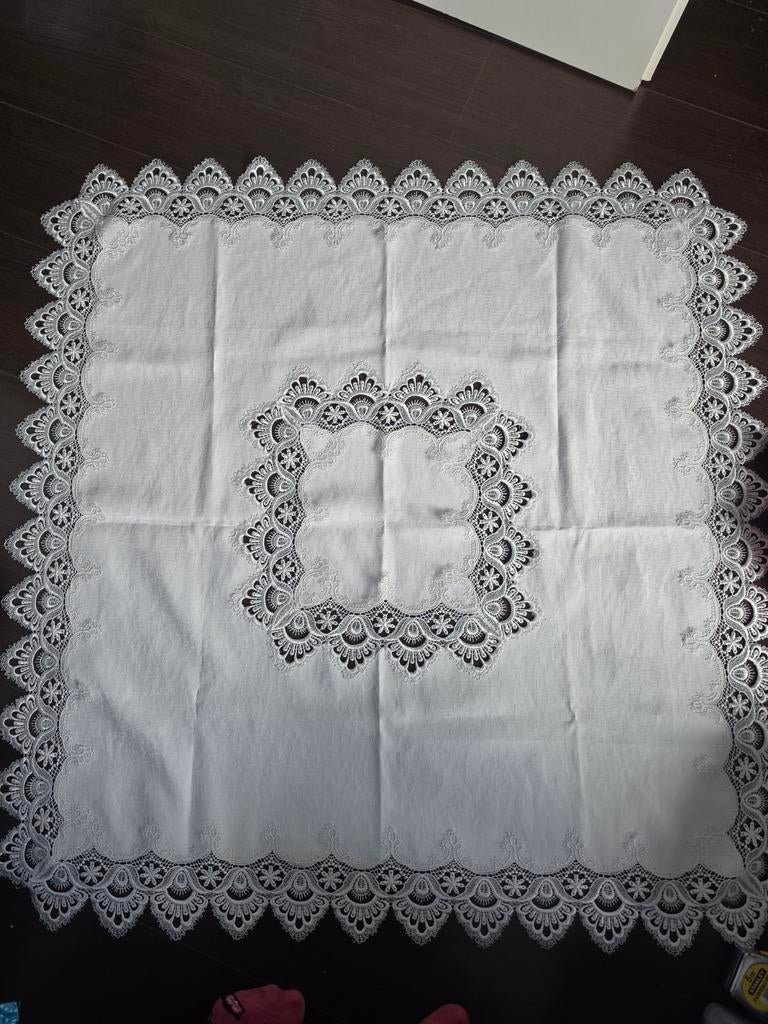 Ouderwets tafelkleed 105x105 cm, Ophalen of Verzenden