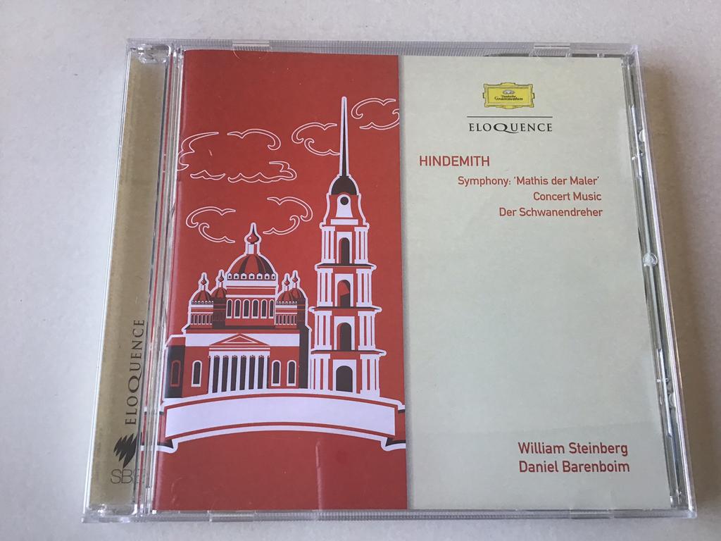 Hindemith  symphony etc. William Steinberg / Barenboim, Ophalen of Verzenden, Modernisme tot heden, Zo goed als nieuw, Orkest of Ballet