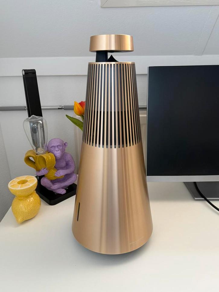 B&O Beosound 2 2dgen multiroom luidspreker Gold Tone kleur, Audio, Tv en Foto, Luidsprekers, Zo goed als nieuw, Overige typen