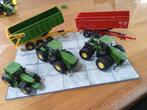 1/87 partijtje Siku John Deere, Ophalen of Verzenden, Zo goed als nieuw, Hijskraan, Tractor of Landbouw, SIKU