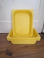 3 gele IKEA bakken/lades, Ophalen