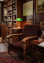 Antieke, Vintage Heren Rookstoel / Fauteuil, Antiek en Kunst, Antiek | Meubels | Stoelen en Banken, Ophalen