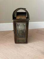 Antieke scheepslamp / olielamp van messing, Antiek en Kunst, Ophalen of Verzenden