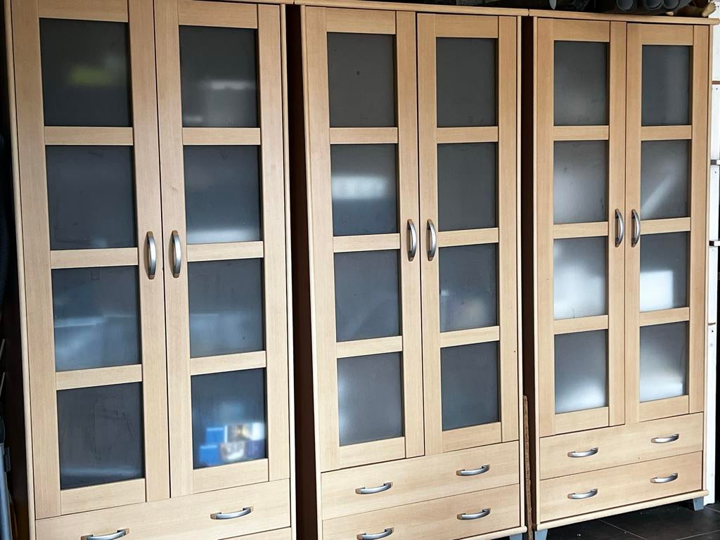 3 kasten en een dressoirkast, Huis en Inrichting, Kasten | Kledingkasten, Ophalen, Gebruikt, 50 tot 100 cm, Met lade(s)