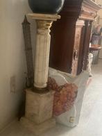 Antieke marmeren pilaar, Huis en Inrichting, Woonaccessoires | Zuilen en Pilaren, Ophalen, Gebruikt