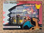 Pokemon Celebrations Collection: Lance’s Charizard V, Ophalen of Verzenden, Nieuw, Overige typen, Foil