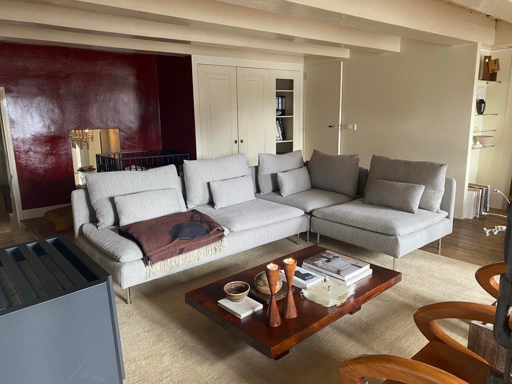 Hoekbank, 4-zits, Söderhamn IKEA, Ophalen, Gebruikt, 100 tot 125 cm, Hoekbank