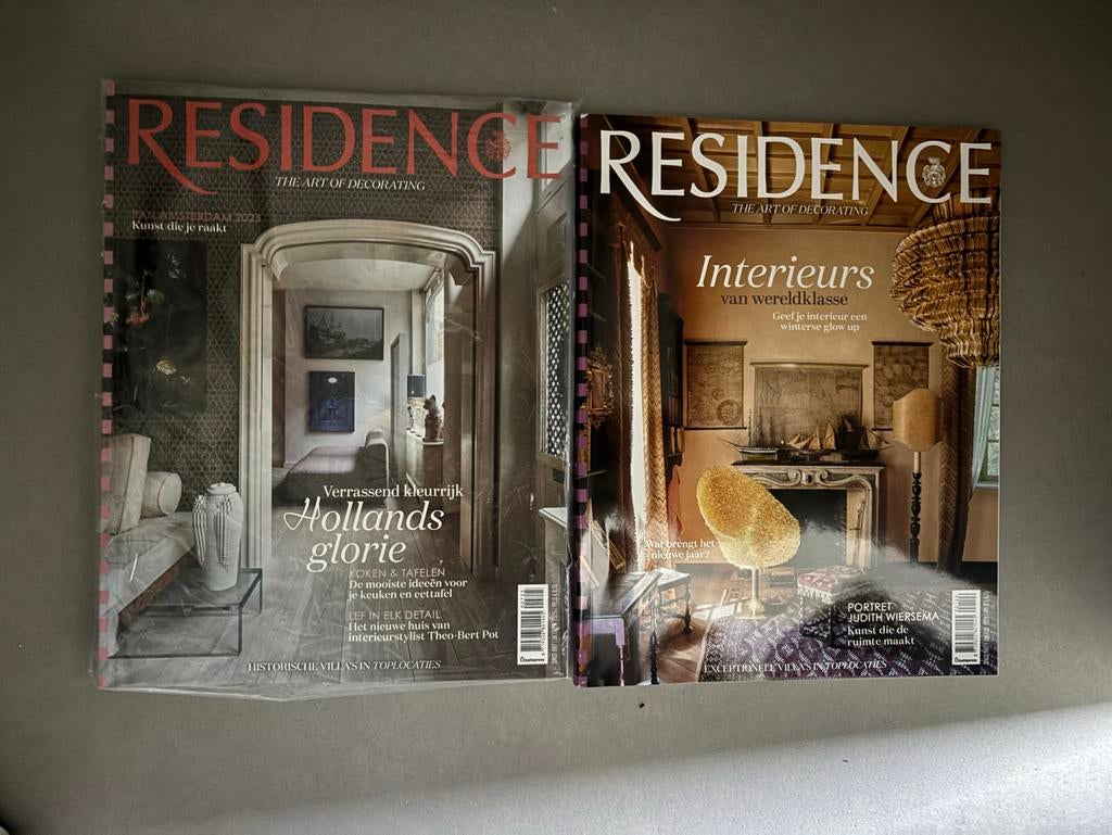 Residence Magazine - Interieur & Decoratie nieuw, Ophalen of Verzenden, Nieuw, Glossy