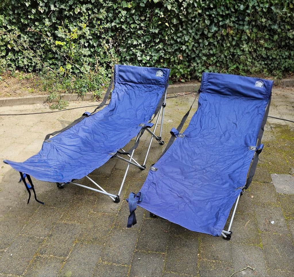 2x Camp vouwbedden / stretchers, Caravans en Kamperen, Ophalen, Gebruikt