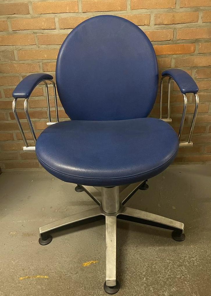 Dames kappersstoelen, Huis en Inrichting, Stoelen, Blauw, Ophalen
