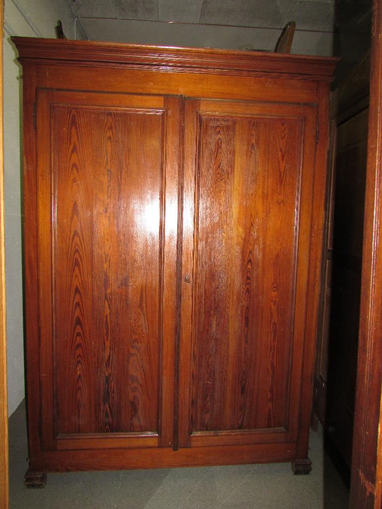 antieke massief grenen keukenkast servieskast 295,00, Antiek en Kunst, Antiek | Meubels | Kasten, Ophalen of Verzenden