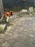 Gratis ophalen tuintegels en Betonnen bloembakken, Tuin en Terras, Ophalen, Gebruikt, 100 cm of meer, Balkon