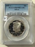 2006-S USA Proof Silver Half Dollar Kennedy PCGS PF69DAM, Postzegels en Munten, Munten | Amerika, Ophalen, Noord-Amerika, Losse munt