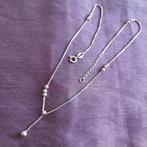 Zilveren Halsketting met Bolletjes, Verzenden, Zilver, Zilver