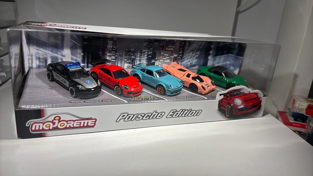 Porsche edition giftpack majorette 1.64, Auto, Ophalen of Verzenden, A, A