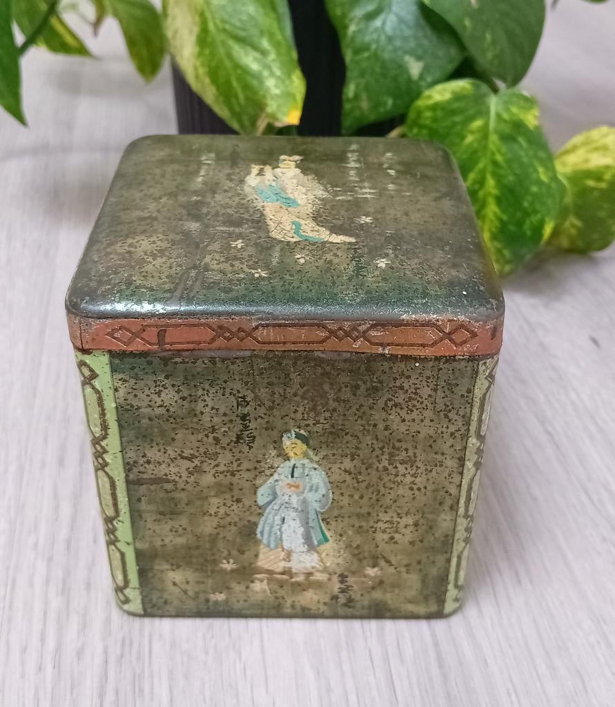 vintage blik niemeyer  nederland 1949, Verzamelen, Blikken, Ophalen of Verzenden, Gebruikt, Overige