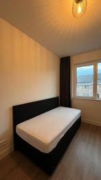 Eenpersoons boxspring 90x200 cm, Ophalen, 90 cm, Eenpersoons, Zwart