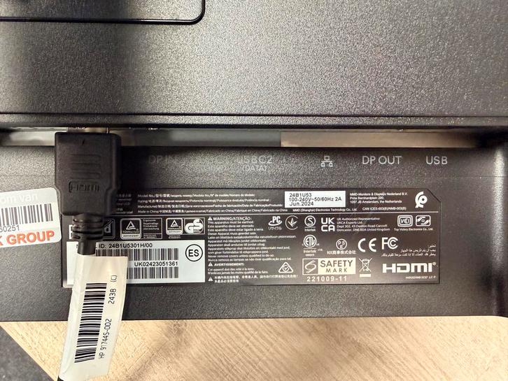 Philips 24B1U5301H/00 USB-C Monitor - Zo goed als nieuw, Computers en Software, Monitoren, Zo goed als nieuw, 61 t/m 100 Hz, DisplayPort