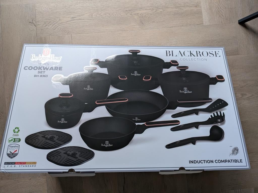 Berlinger Haus pannenset Blackrose Collection, Ophalen