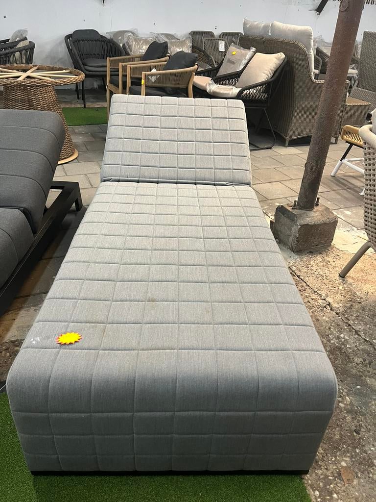 Sunbrella ligbed, Tuin en Terras, Tuinsets en Loungesets, Ophalen, Nieuw, Aluminium, 2 zitplaatsen