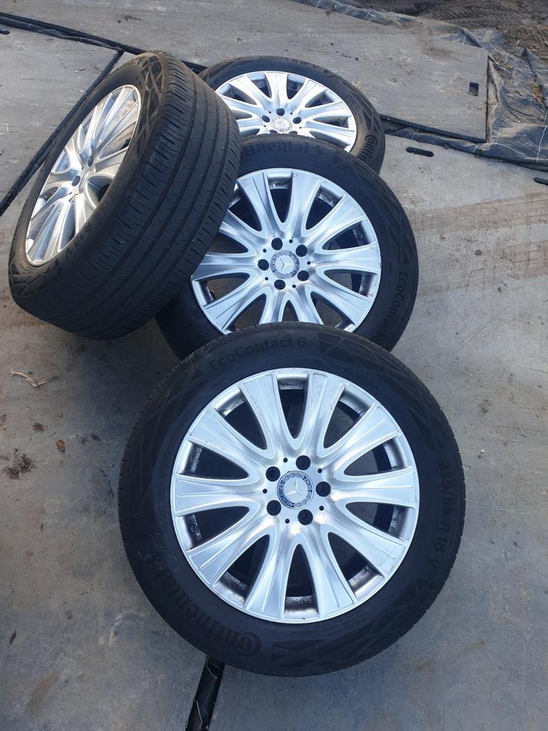 Mercedes-Benz vito viano aluminum banden, 18 inch, Banden en Velgen, Ophalen of Verzenden, Zomerbanden