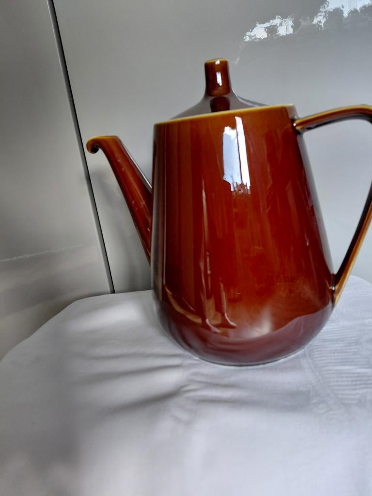 Vintage Villeroy & Boch Koffiepot - Bruin Glazuur, Ophalen