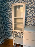 Witte metalen vitrinekast Fonq - Zo goed als nieuw, Huis en Inrichting, Ophalen, 50 tot 100 cm, Zo goed als nieuw, Metaal