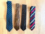 4 stropdassen zijde silk Cavallaro, Ralph Lauren, Scapa BCBC, Kleding | Heren, Stropdassen, Overige kleuren, Ophalen of Verzenden