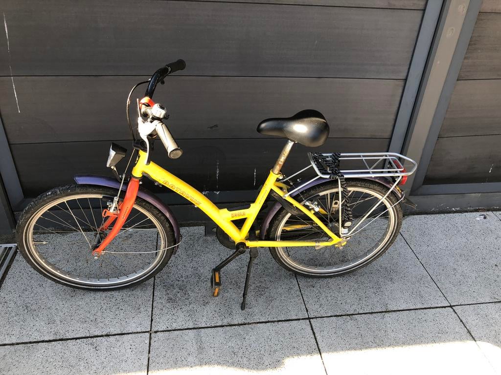 Batavus Koala kinderfiets - Geel/Oranje, Ophalen, Gebruikt, Velgrem, 20 inch of meer