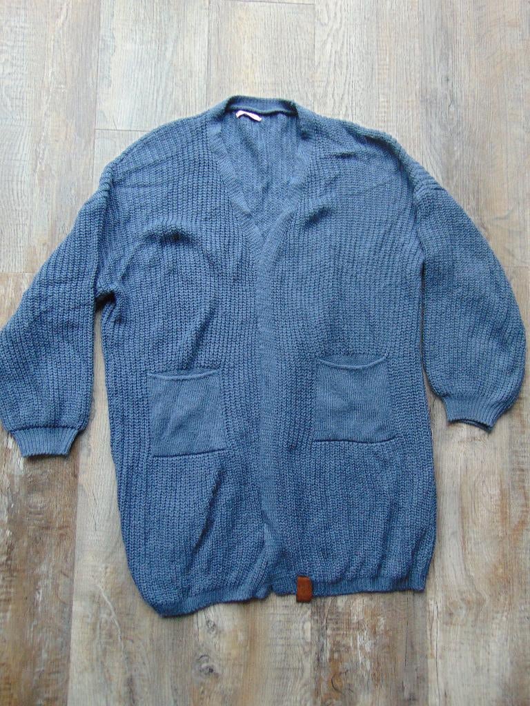 Sweet Jewellery halflang vest blauw maat XL grof gebreid, Kleding | Dames, Sweet Jewellery, Blauw, Maat 46/48 (XL) of groter, Ophalen of Verzenden