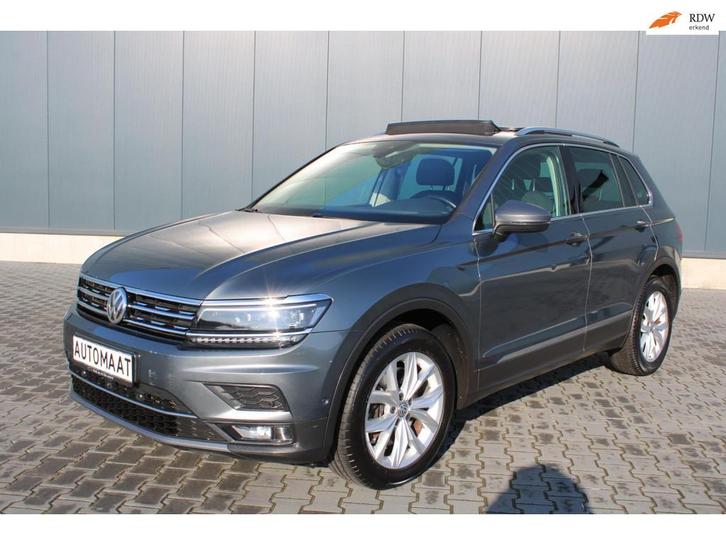 Volkswagen Tiguan 2.0 TSI 4Motion Highline SCHUIFDAK TREKHAA, Auto's, Volkswagen, Bedrijf, Te koop, Tiguan, 4x4, ABS, Airbags