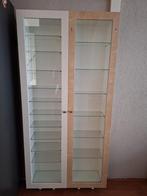 2x ikea vitrinekast, kast, cd kast, Ophalen, 50 tot 100 cm, Zo goed als nieuw, 150 tot 200 cm