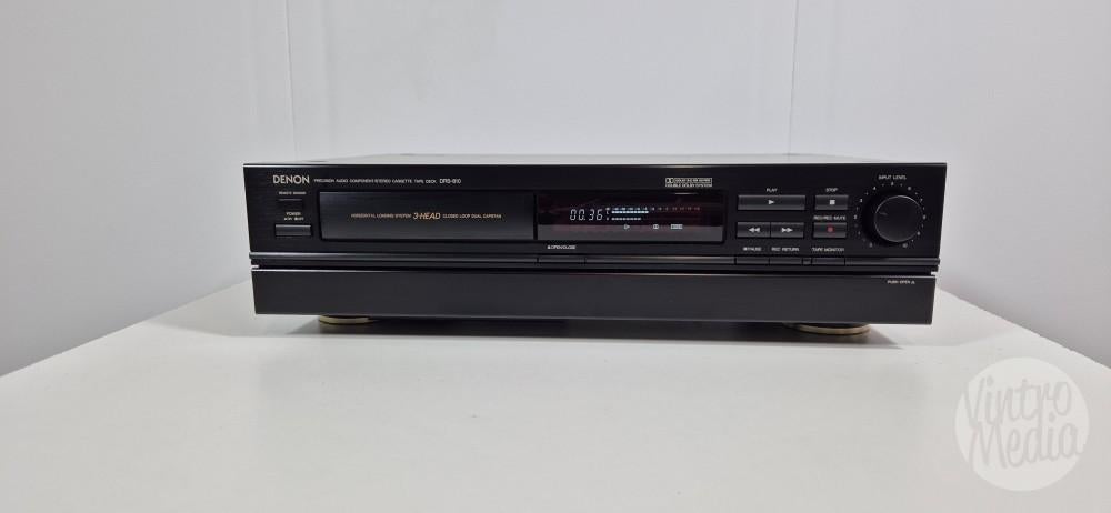 Denon DRS-810 Cassettedeck | Tape | 3 Koppen | Garantie, Ophalen of Verzenden, Enkel, Denon, Tiptoetsen
