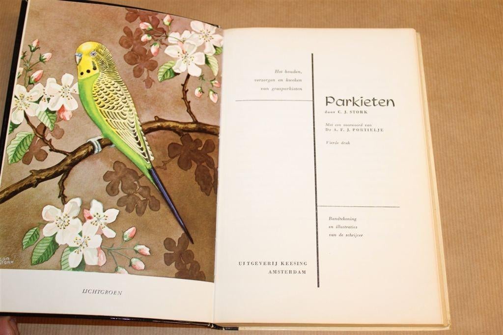 Parkieten — Grasparkieten Houden Kweken 1970 Vintage Boek, Ophalen of Verzenden, Gelezen