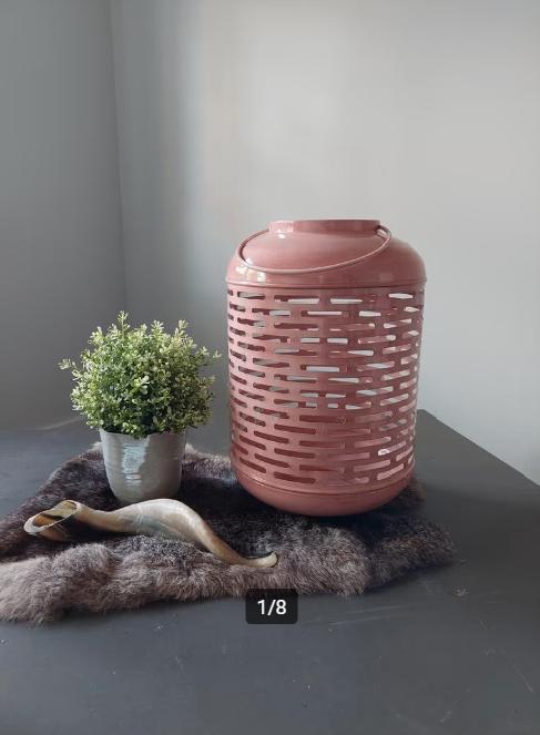 Windlicht Luzia XL pink Imbarro 35 cm hoog - NIEUW - koopje!, Overige materialen, Overige kleuren, 25 tot 50 cm, Nieuw